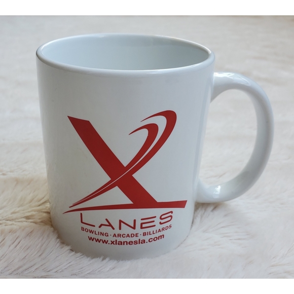 X Lanes red and white mug - Picture 12 of 16